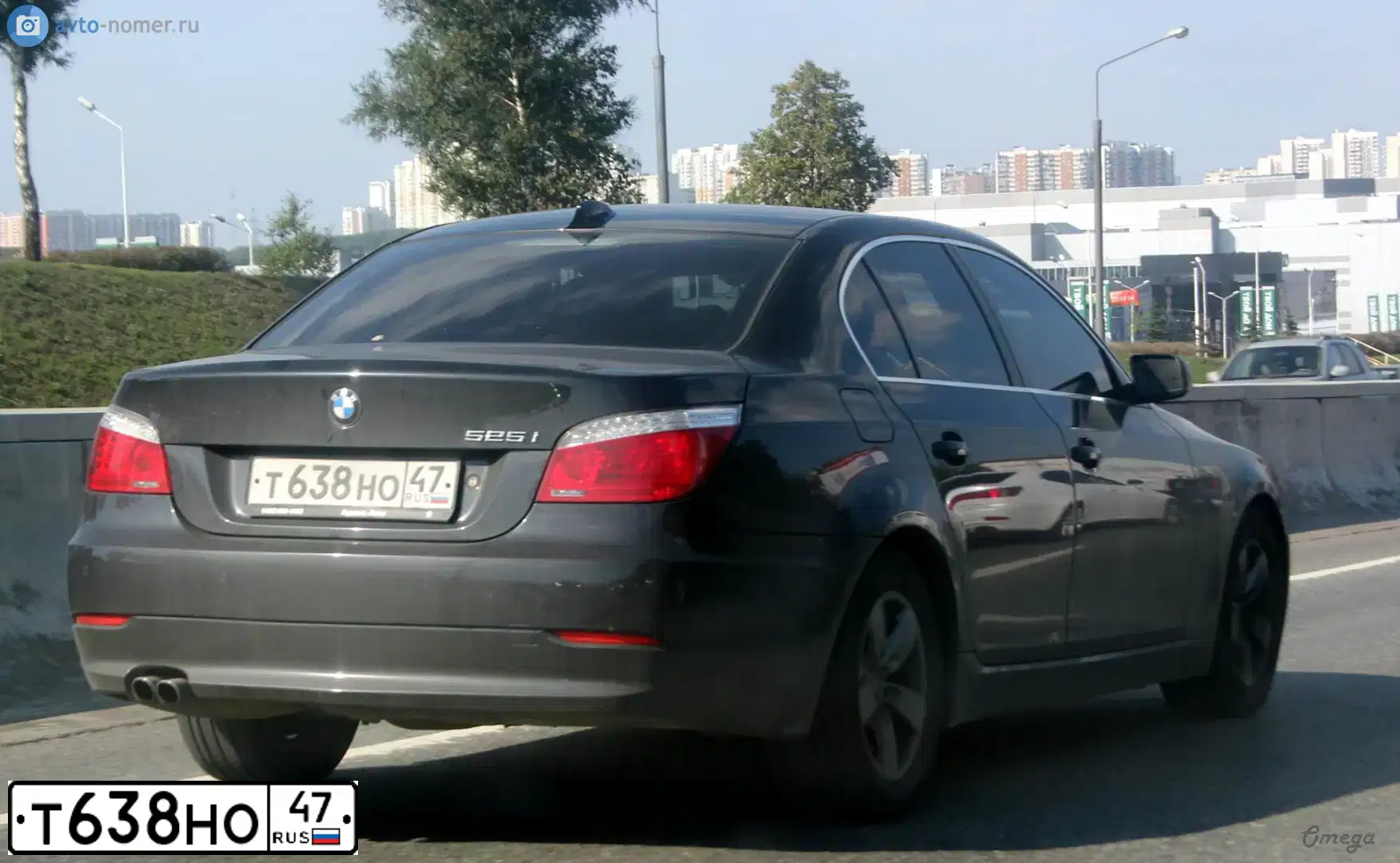 Фото автомобиля BMW SERIE 5, 2009 — госномер О270СМ178. Цвет: ЧЕРНЫЙ
