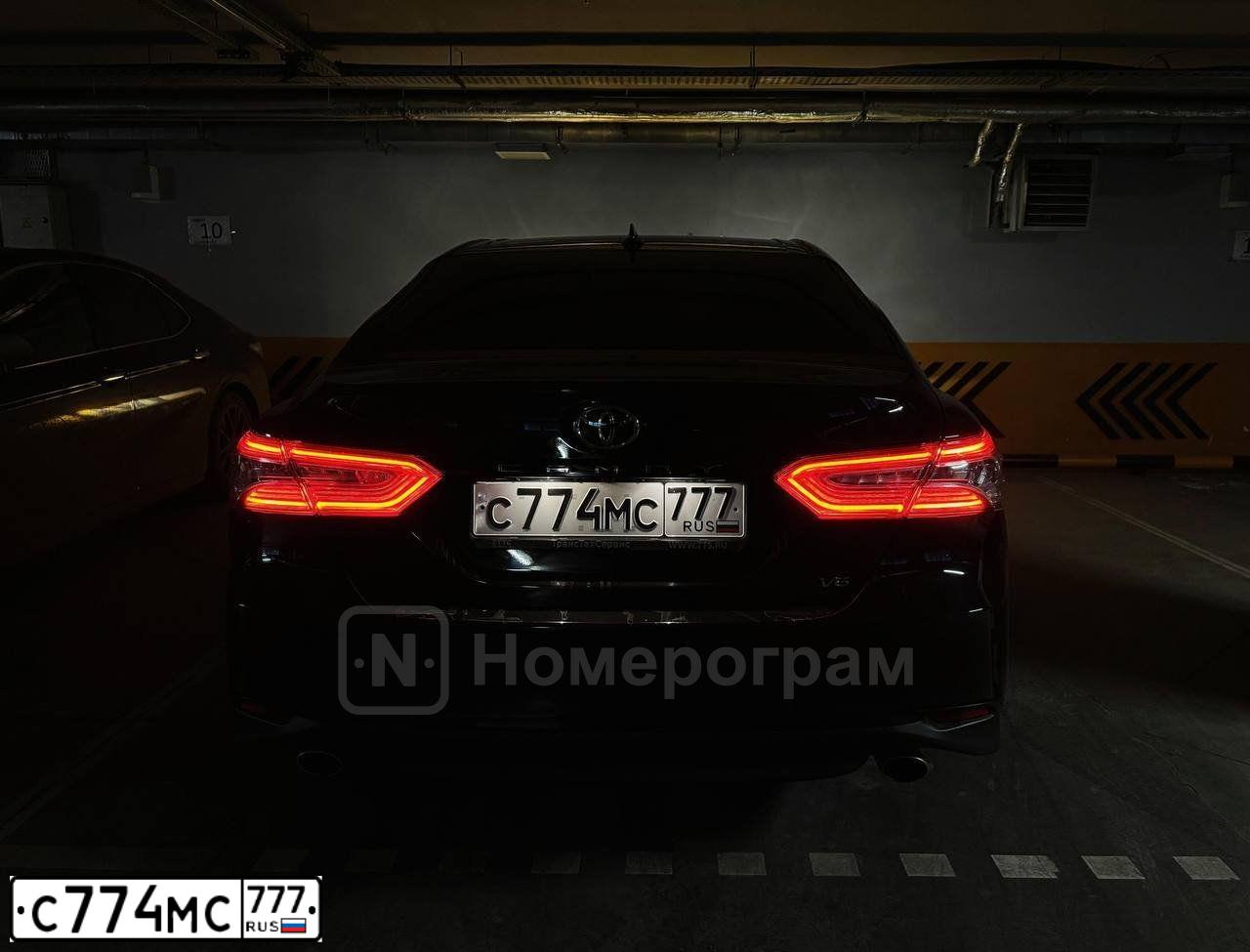 Фото автомобиля TOYOTA CAMRY, 2018 — госномер Р595ЕЕ68