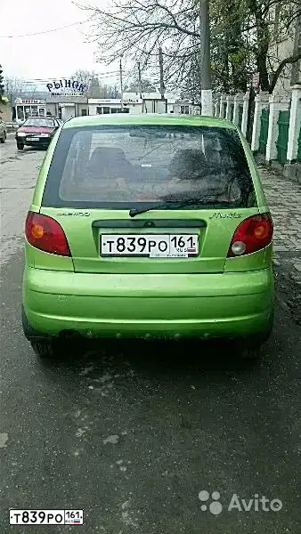 Фото автомобиля DAEWOO MATIZ, 2007 — госномер А127ЕР181. Цвет: ЯРКО-САЛАТОВЫЙ