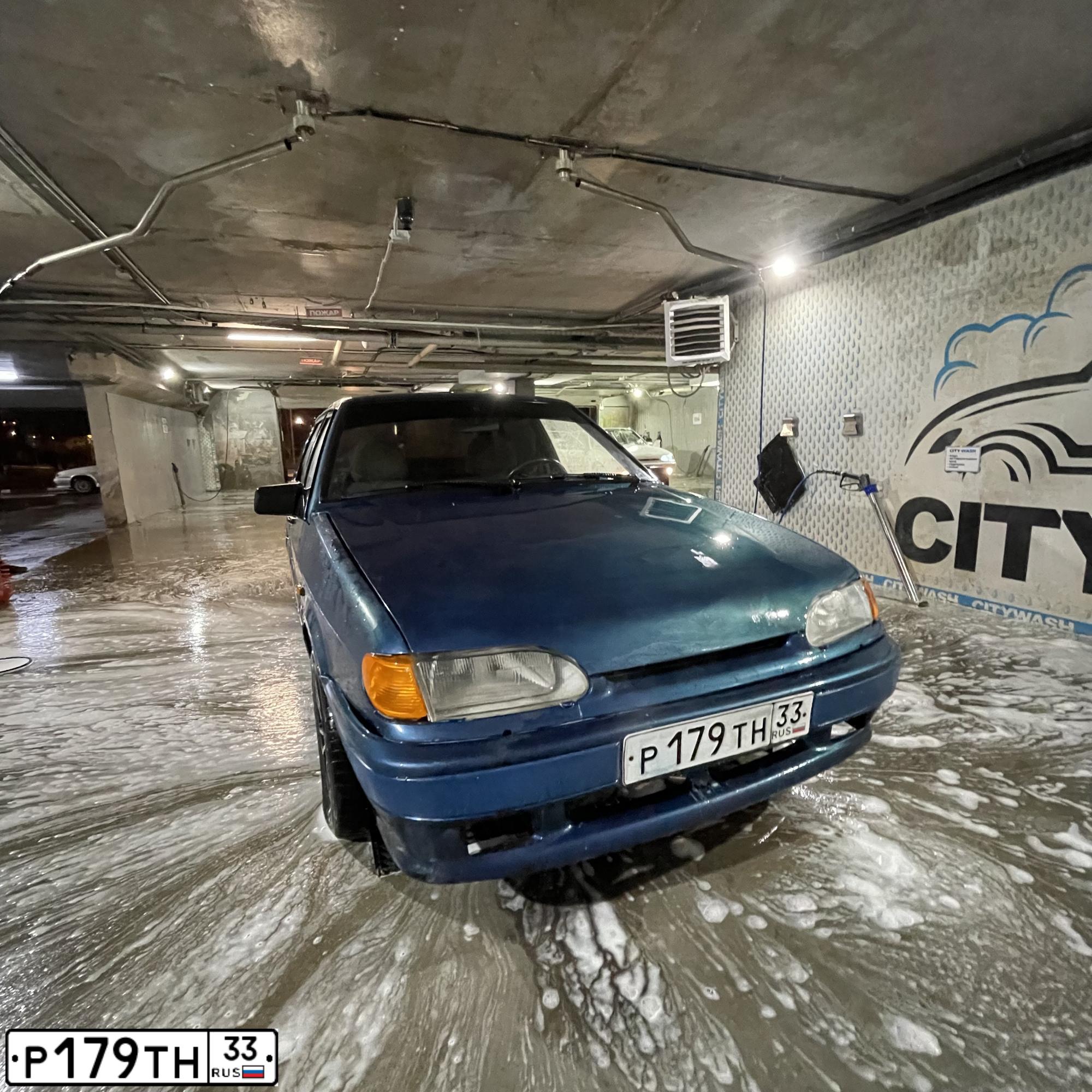 Фото автомобиля LADA 2115 SAMARA, 2004 — госномер В437ОН33. Цвет: сине-зеленый