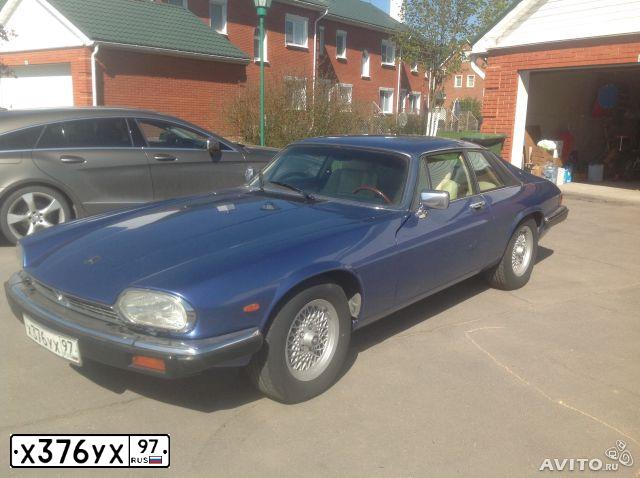 Фото автомобиля JAGUAR XJ-SERIE, 1989 — госномер Х131АН97. Цвет: СИНИЙ