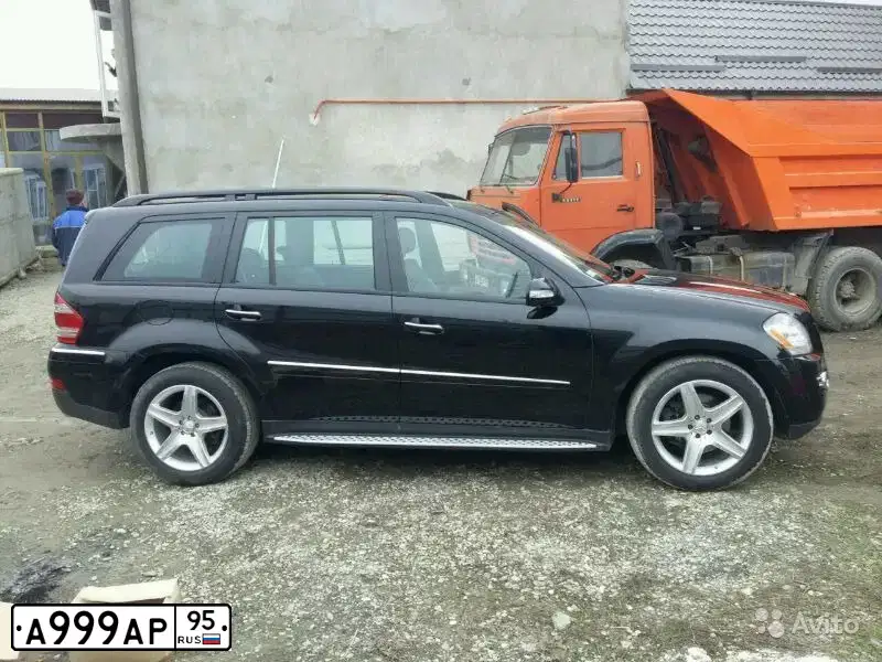 Фото автомобиля MERCEDES GL-KLASSE, 2008 — госномер А999АР95. Цвет: ЧЕРНЫЙ
