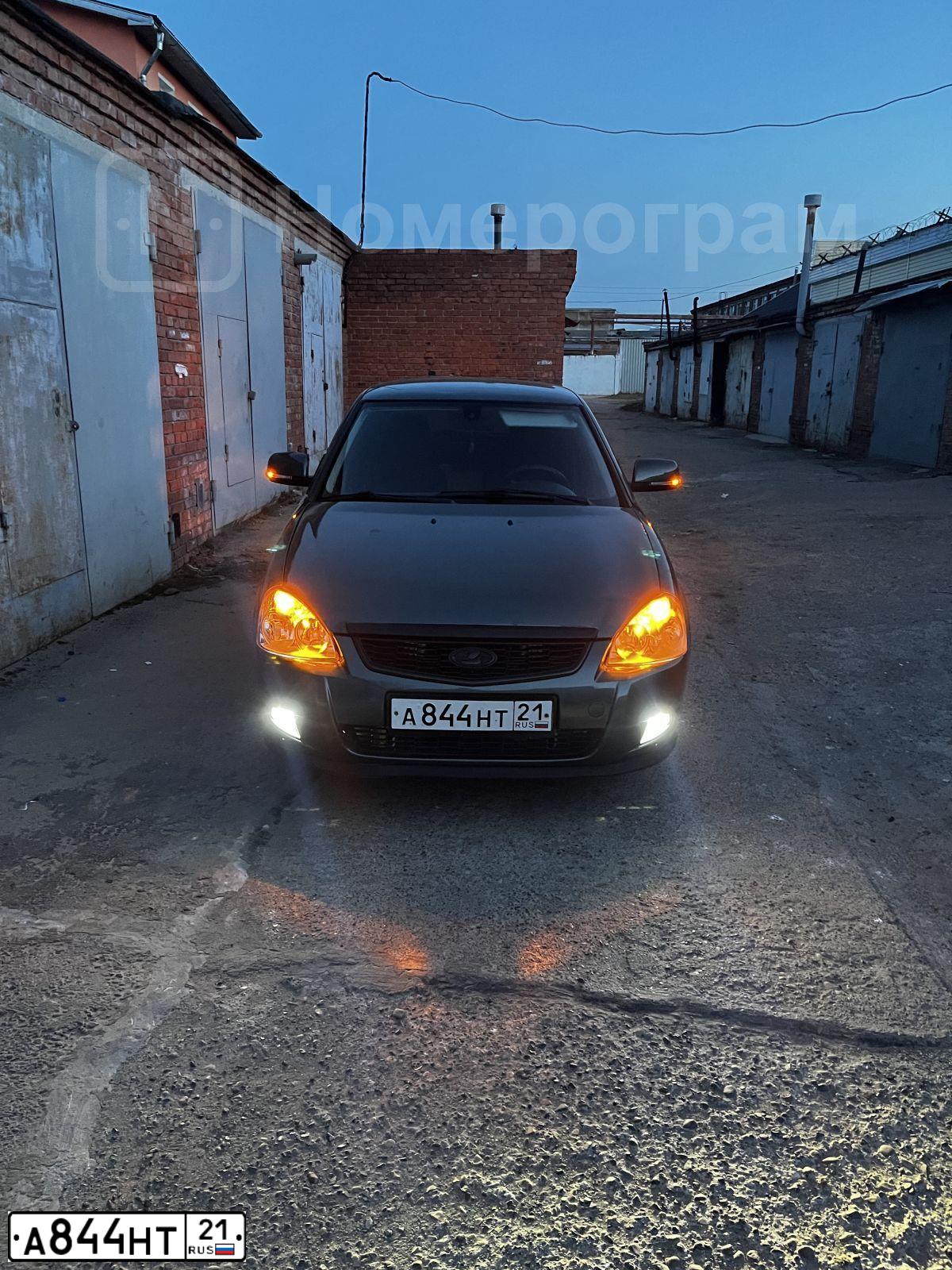 Фото автомобиля LADA 2170 PRIORA, 2010 — госномер А844НТ21. Цвет: СЕРО-СИНЕ-ЗЕЛЕНЫЙ