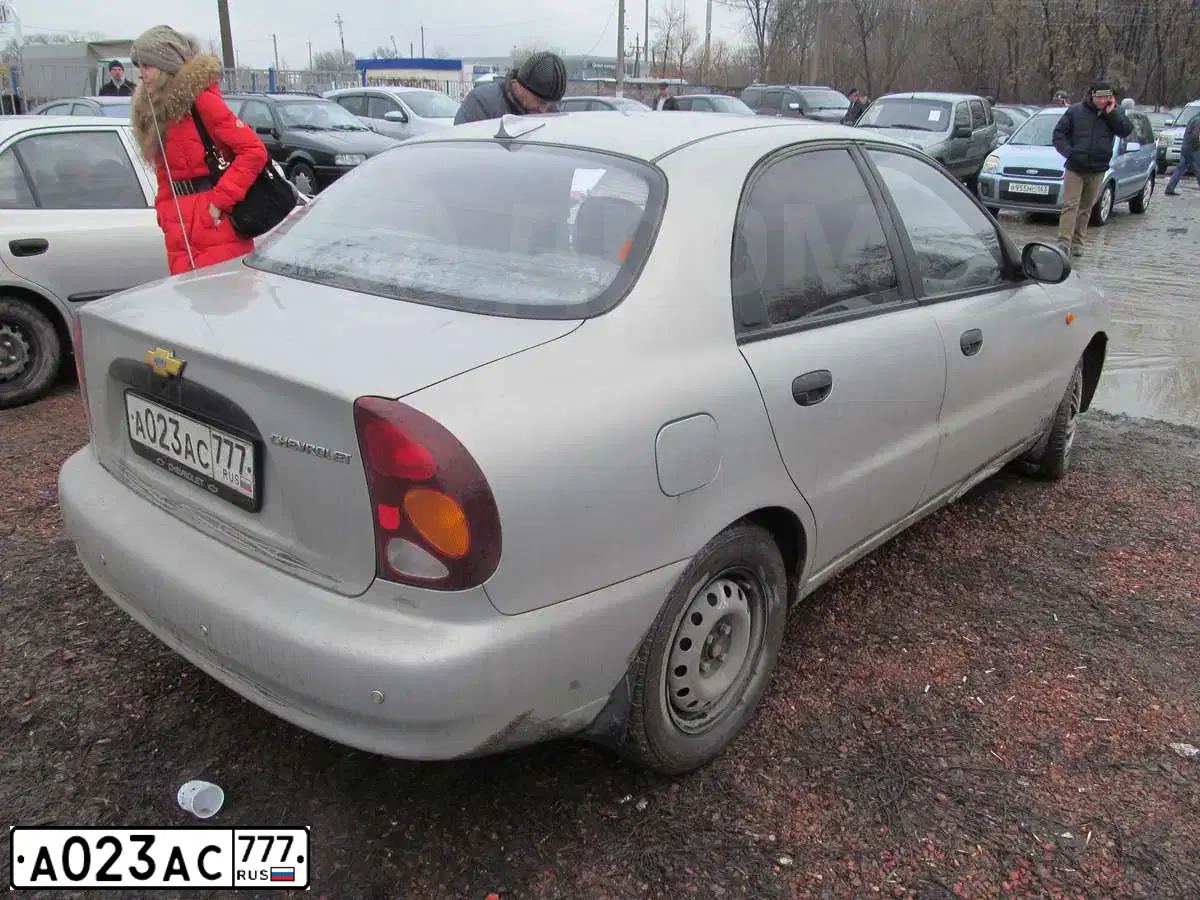 Фото автомобиля ZAZ LANOS, 2006 — госномер А023АС777. Цвет: СЕРЕБРИСТЫЙ