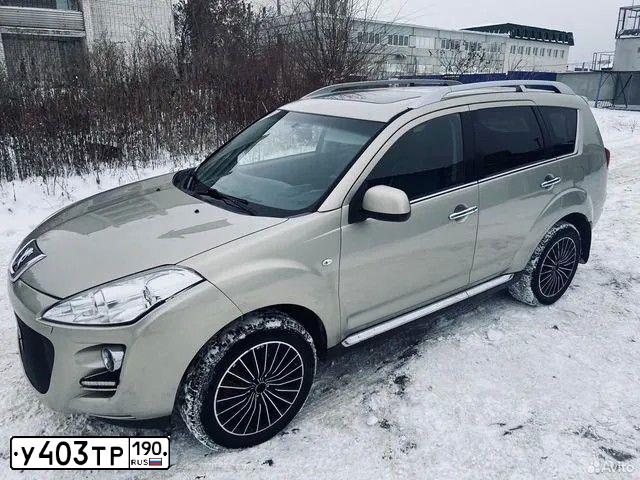 Фото автомобиля ПЕЖО 4007, 2008 — госномер К729УМ763. Цвет: БЕЖЕВЫЙ