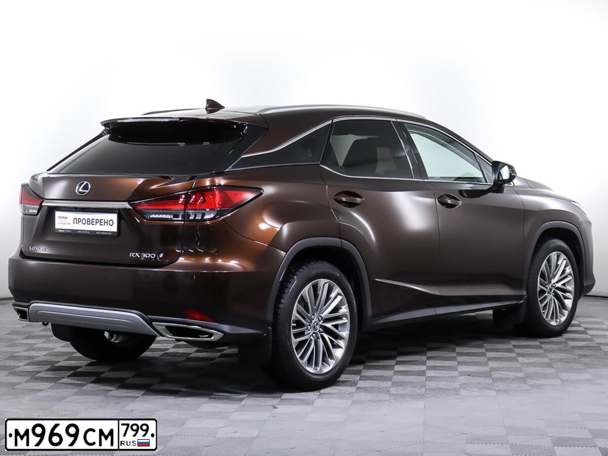 Фото автомобиля LEXUS RX, 2019 — госномер М434ЕВ35. Цвет: Коричневый