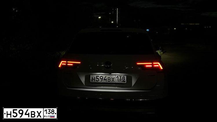 Фото автомобиля VOLKSWAGEN TIGUAN, 2019 — госномер А307МТ03. Цвет: Белый