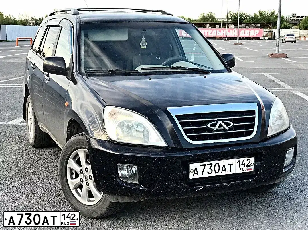 Фото автомобиля CHERY TIGGO, 2009 — госномер К430КН122. Цвет: ЧЕРНЫЙ