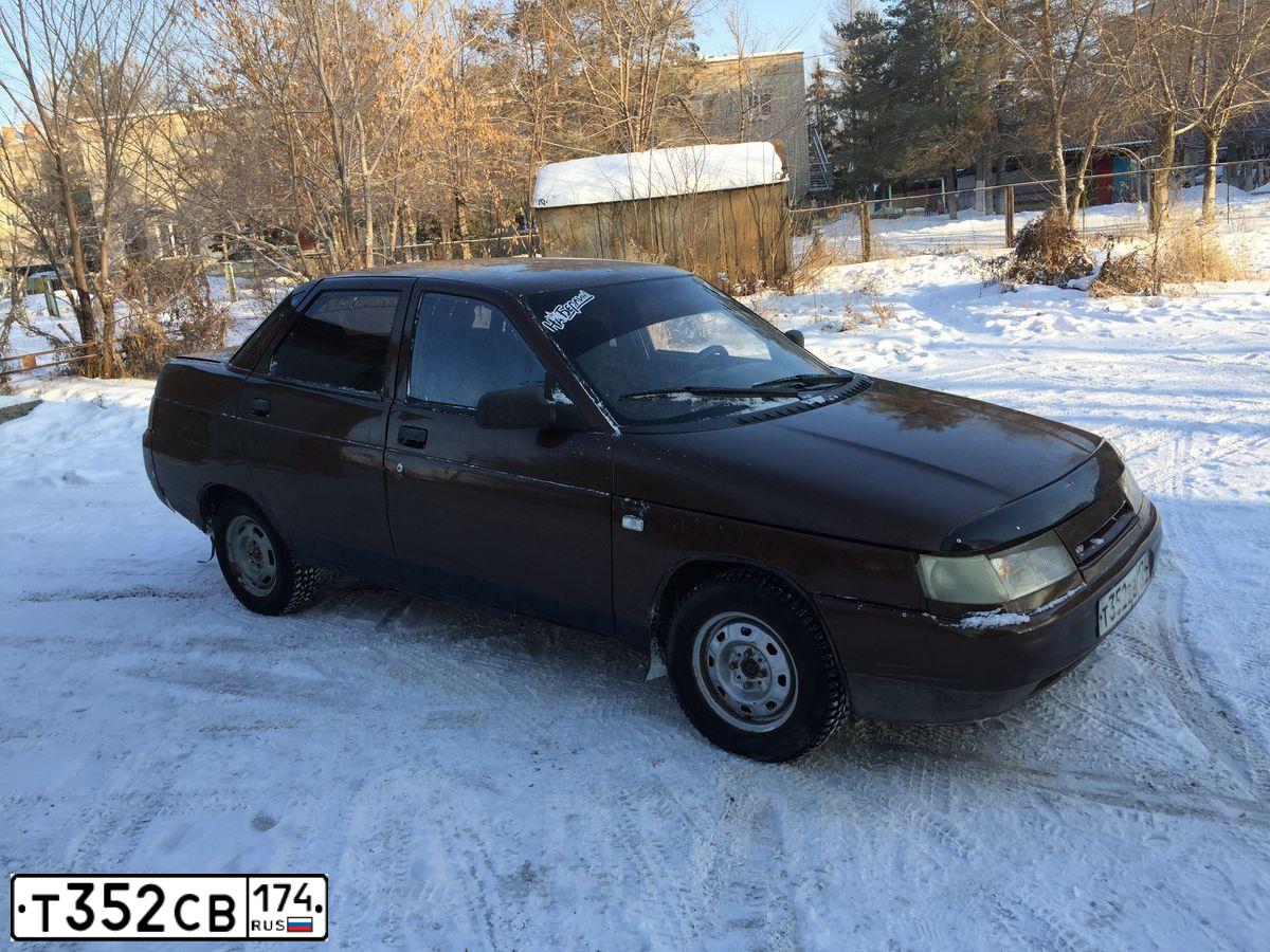 Фото автомобиля LADA 2190 GRANTA, 2013 — госномер Т352СВ174. Цвет: ТЕМНО-КРАСНЫЙ