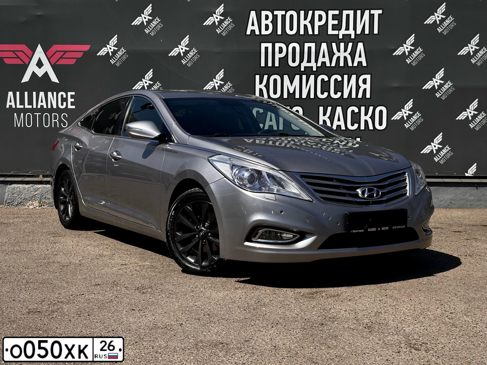 Фото автомобиля HYUNDAI GRANDEUR, 2012 — госномер В989УР193
