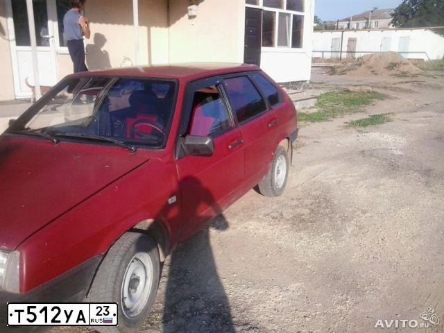 Фото автомобиля LADA 2109 SAMARA, 1992 — госномер Т512УА23. Цвет: ВИШНЕВЫЙ