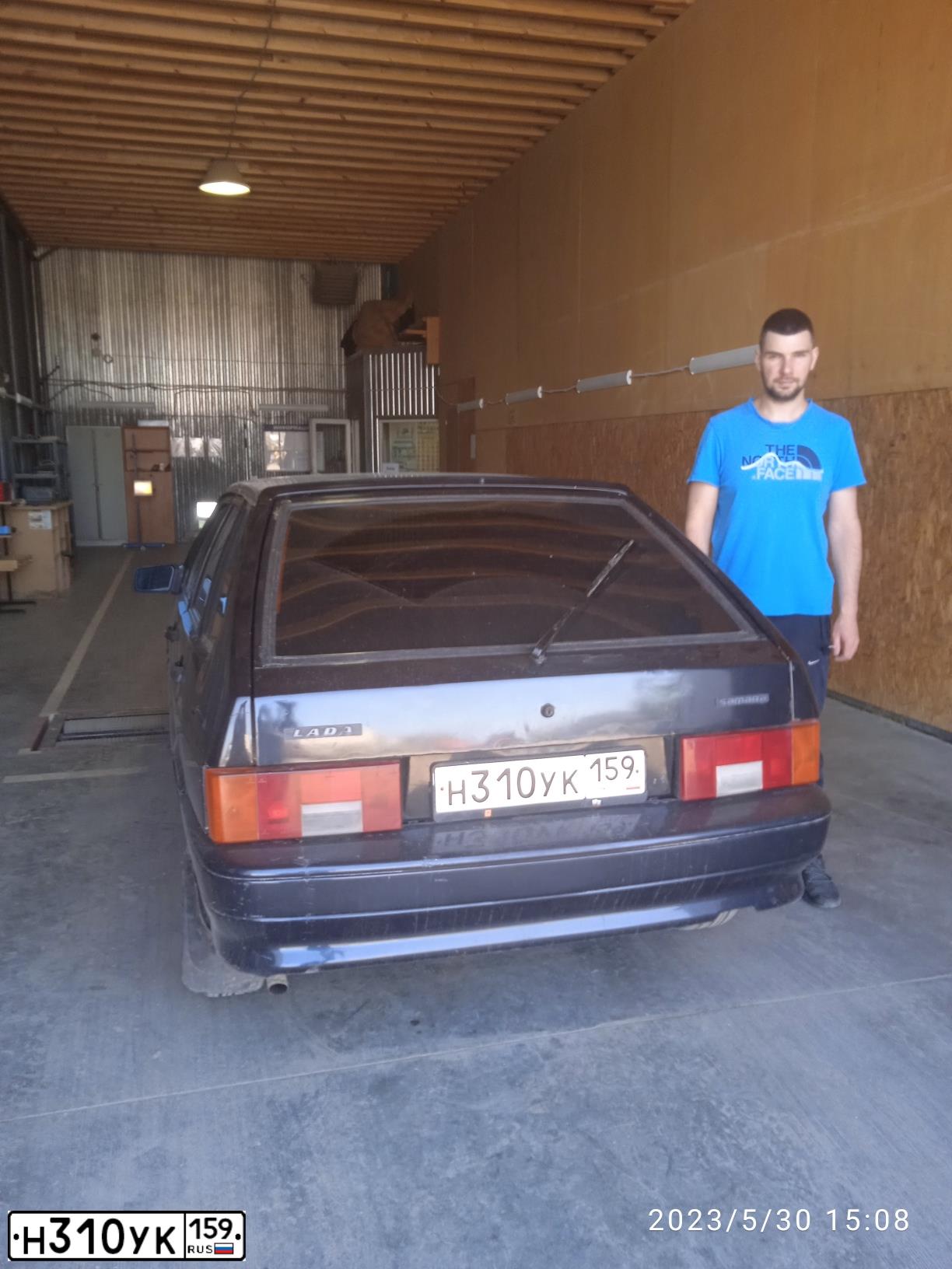 Фото автомобиля LADA 2114 SAMARA, 2005 — госномер О833РР159. Цвет: ГРАФИТОВЫЙ МЕТАЛЛИК
