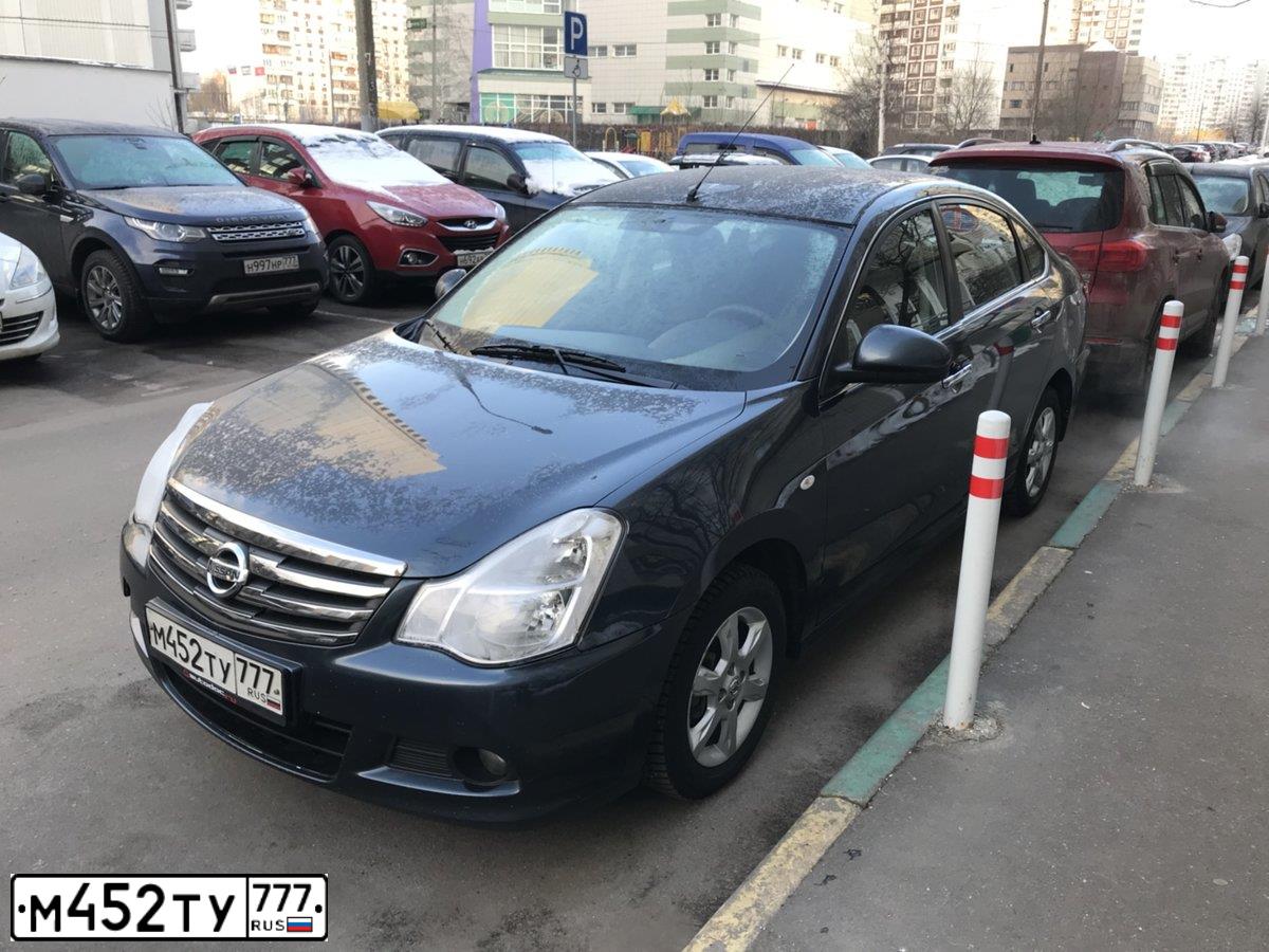 Фото автомобиля NISSAN ALMERA /AVTOVAZ/, 2016 — госномер Р441РС750. Цвет: ТЕМНО-СИНИЙ