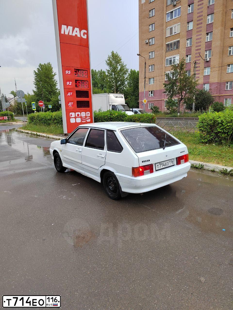 Фото автомобиля ВАЗ 2114, 2010 — госномер С170ХХ43. Цвет: Белый