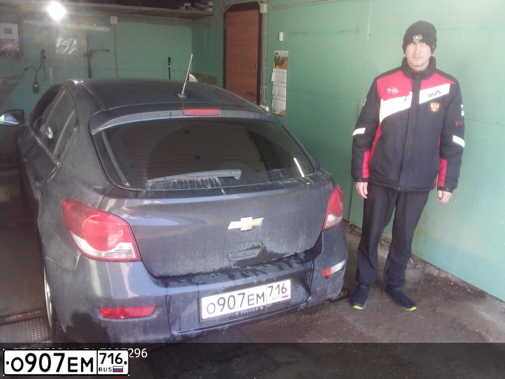 Фото автомобиля CHEVROLET CRUZE, 2012 — госномер С186ТУ716. Цвет: ЧЕРНЫЙ МЕТАЛЛИК