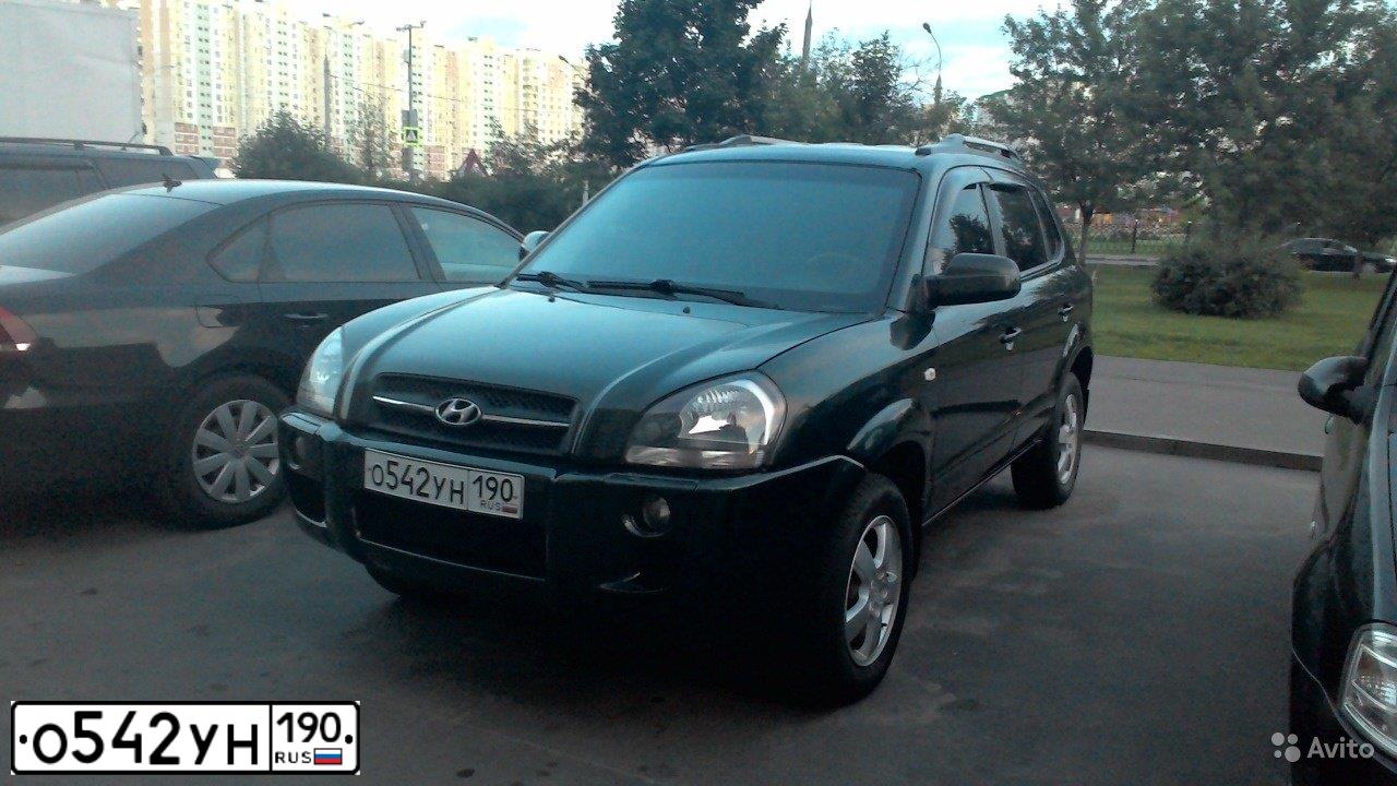 Фото автомобиля HYUNDAI TUCSON, 2006 — госномер А224ЕА150. Цвет: ЗЕЛЕНЫЙ ТЕМНЫЙ