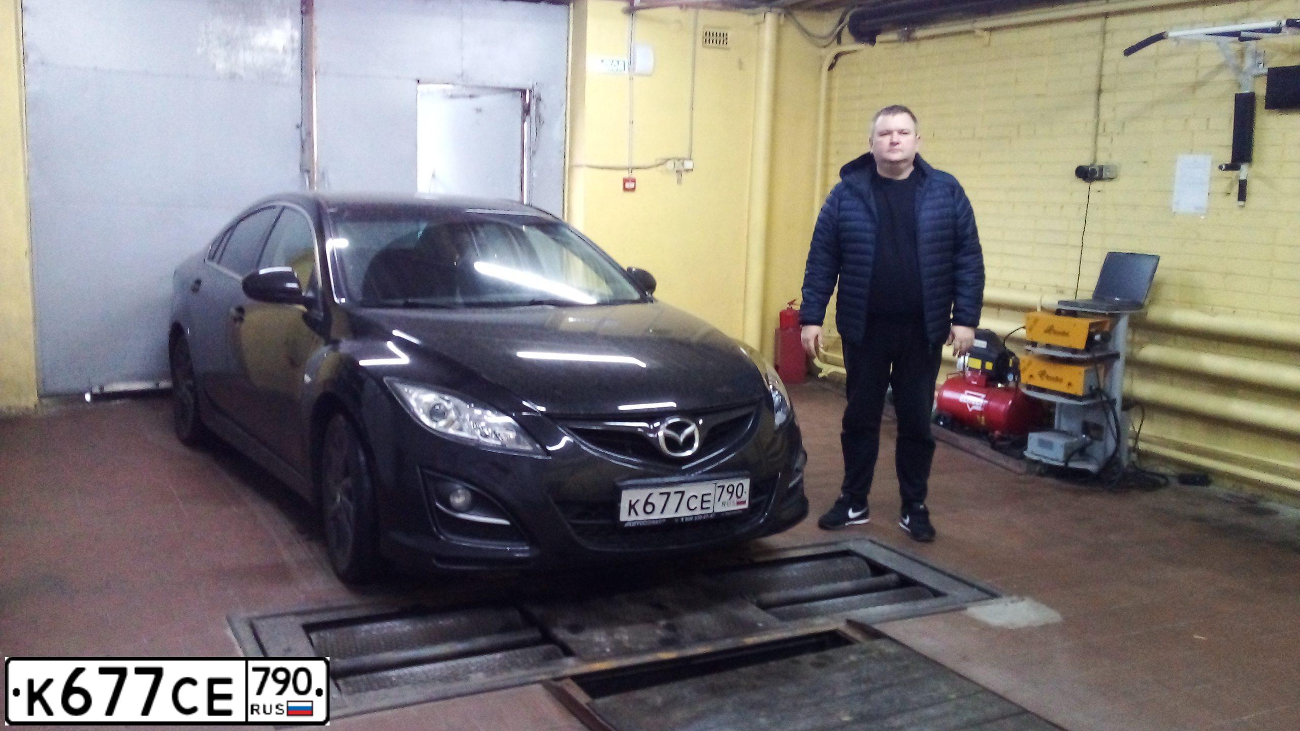 Фото автомобиля MAZDA 6, 2012 — госномер В306ОС193. Цвет: ЧЕРНЫЙ
