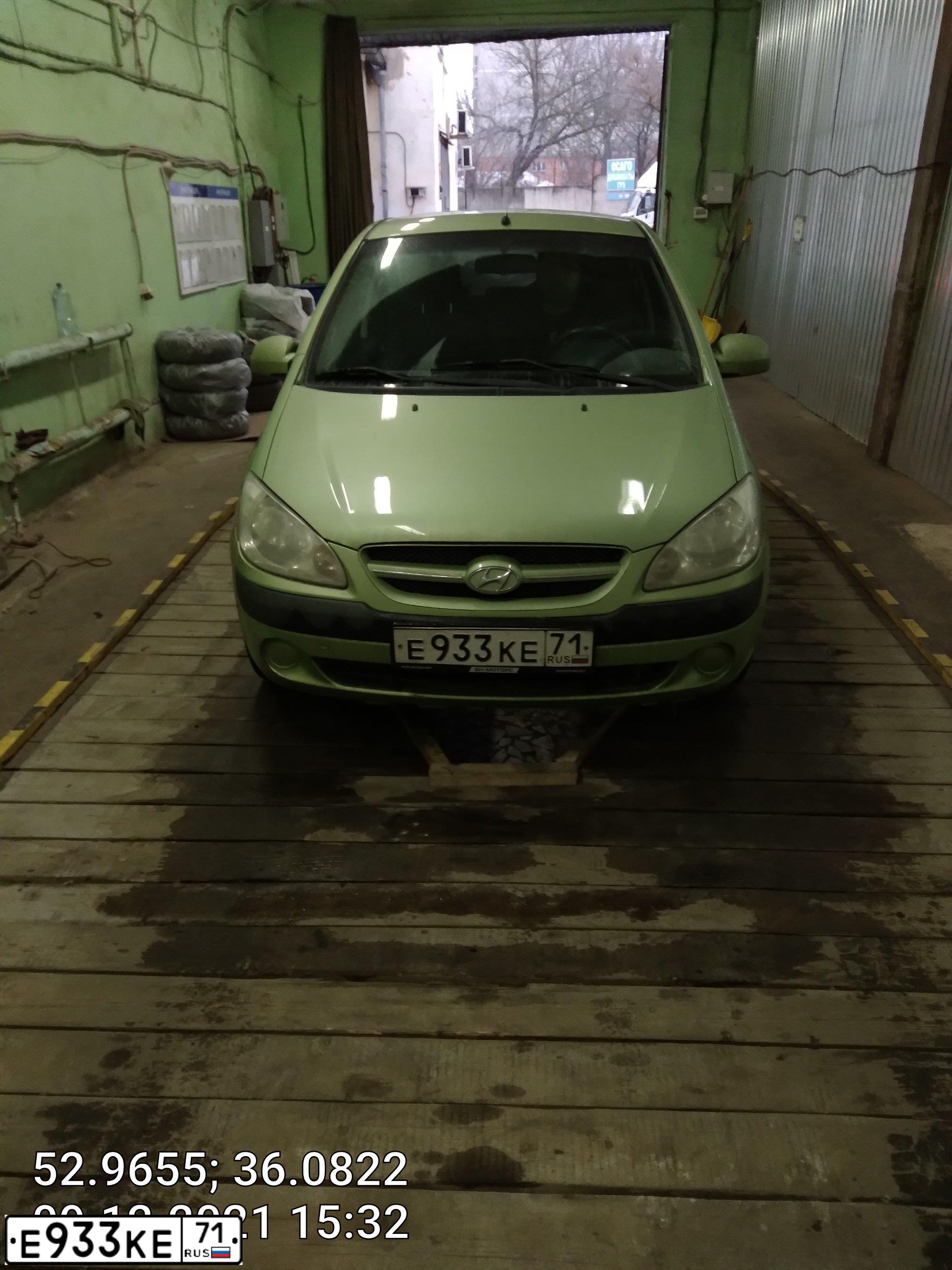Фото автомобиля HYUNDAI GETZ, 2006 — госномер М043ВА57. Цвет: СВЕТЛО-ЗЕЛЕНЫЙ