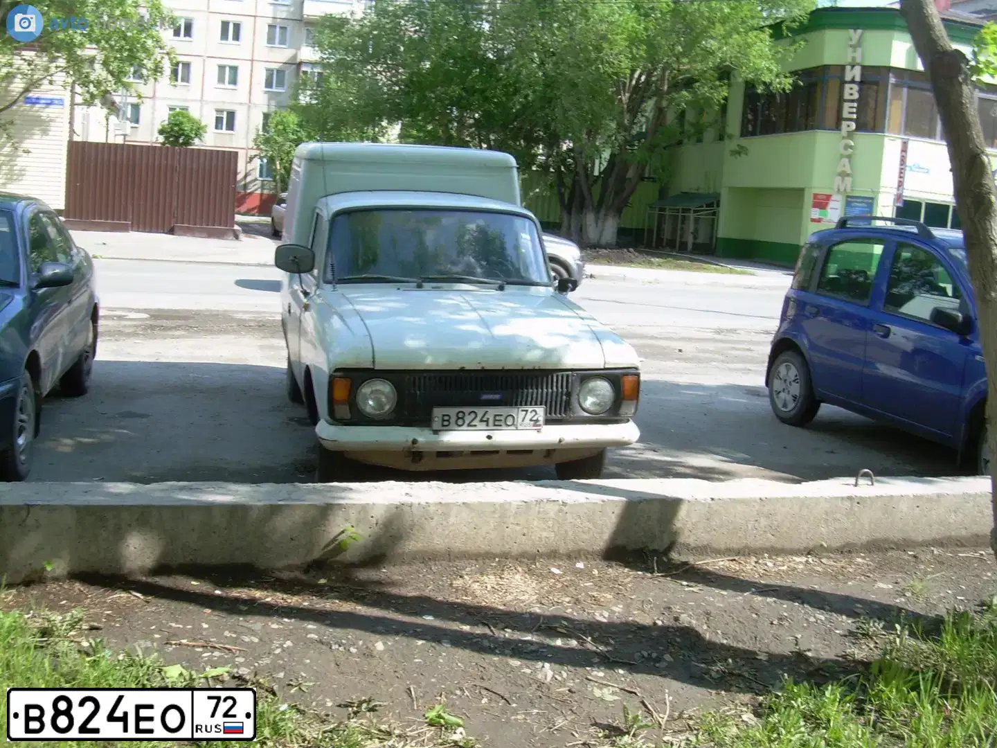 Фото автомобиля IZH 2715, 1994 — госномер С402МТ72. Цвет: БЕЛЫЙ