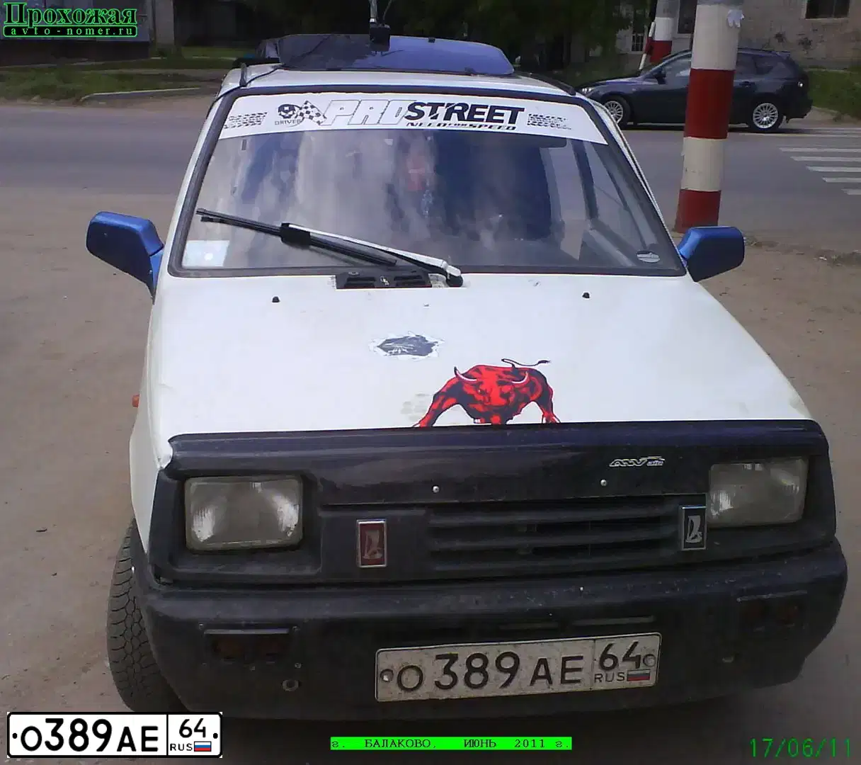 Фото автомобиля SEAZ OKA, 1993 — госномер М324ЕЕ64. Цвет: БЕЛЫЙ