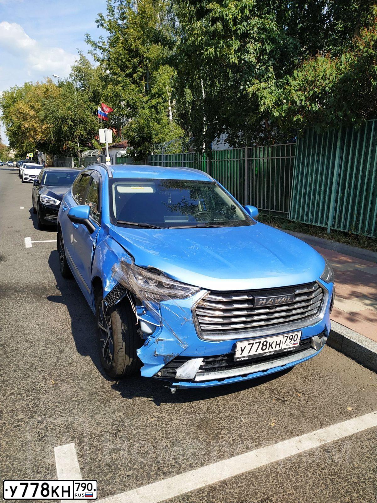 Фото автомобиля HAVAL JOLION СС7150ВА01В, 2021 — госномер У778КН790. Цвет: синий