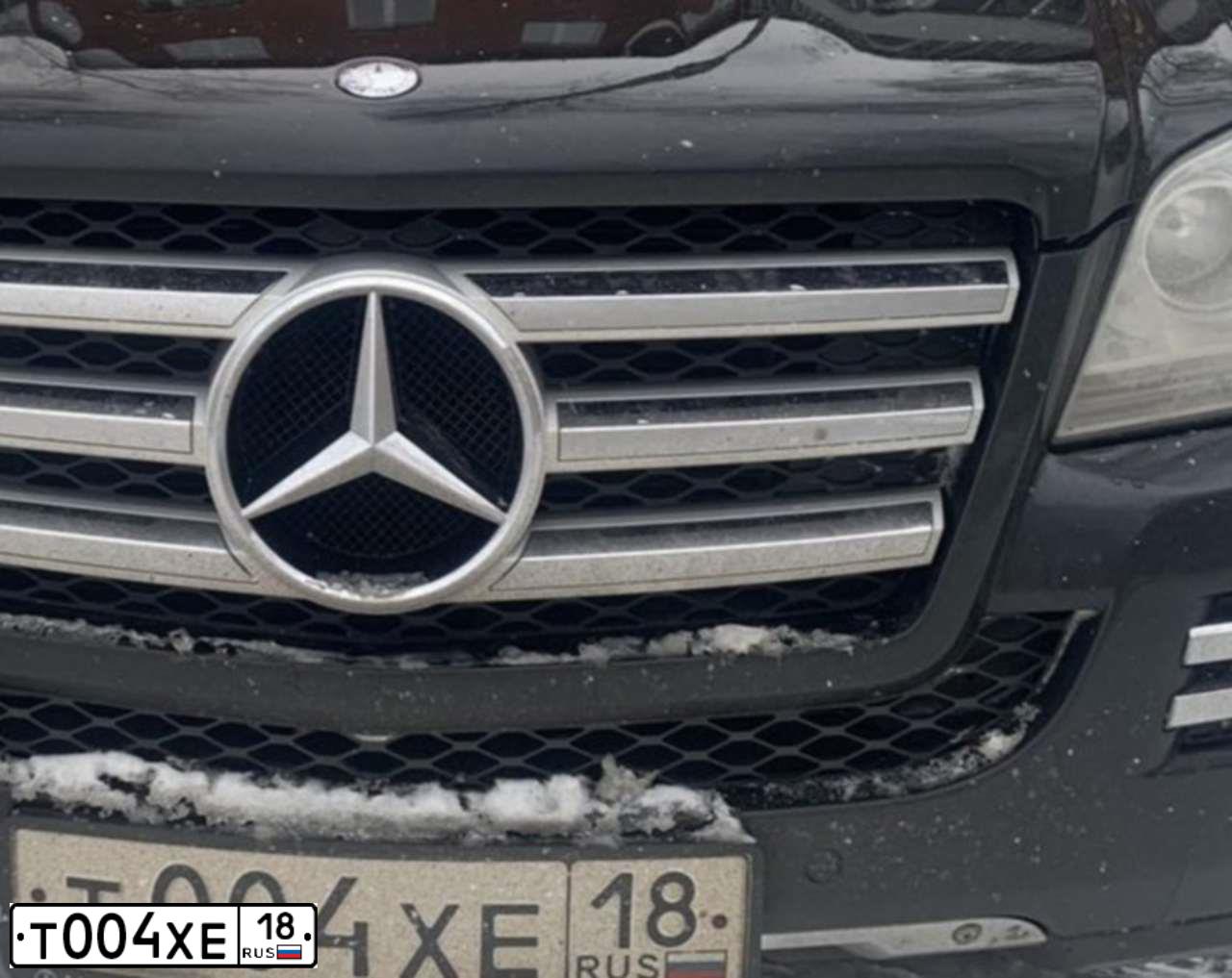 Фото автомобиля MERCEDES GL-KLASSE, 2008 — госномер В797СА98. Цвет: ЧЕРНЫЙ