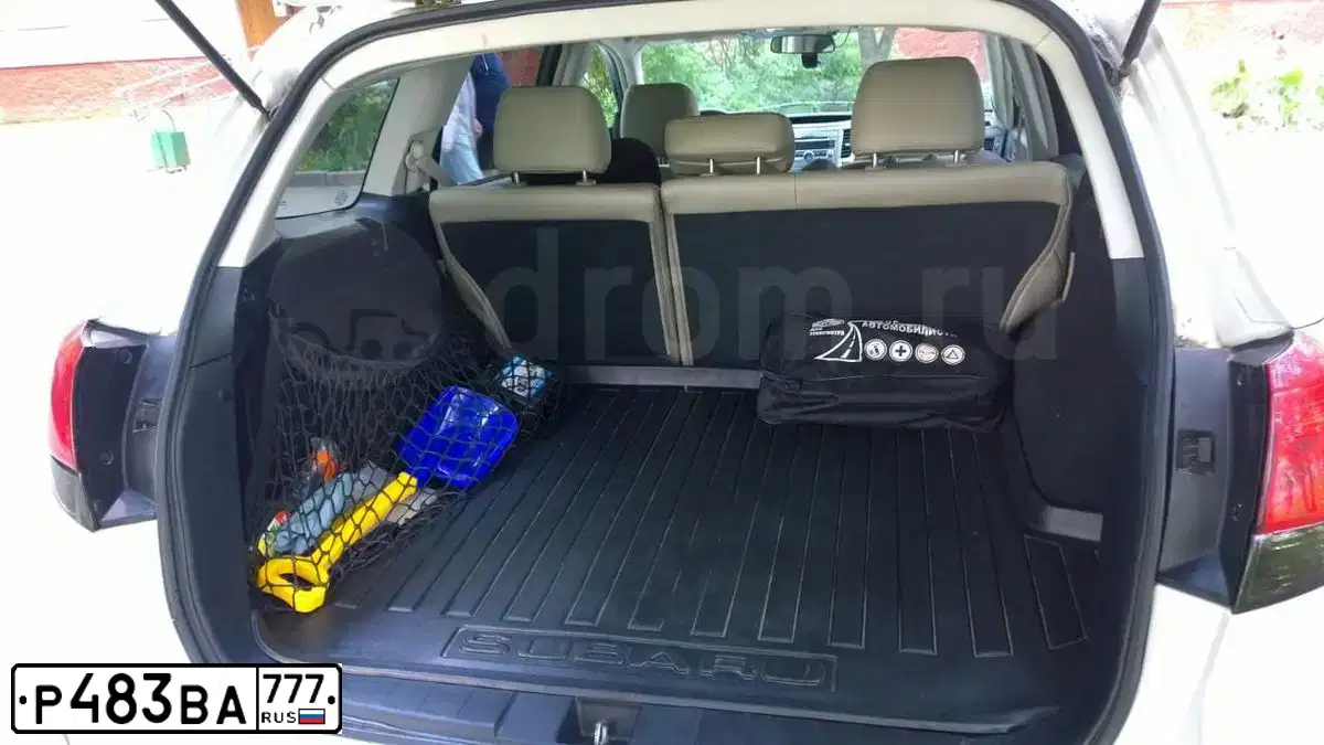 Фото автомобиля SUBARU OUTBACK, 2010 — госномер А522АС797. Цвет: Белый