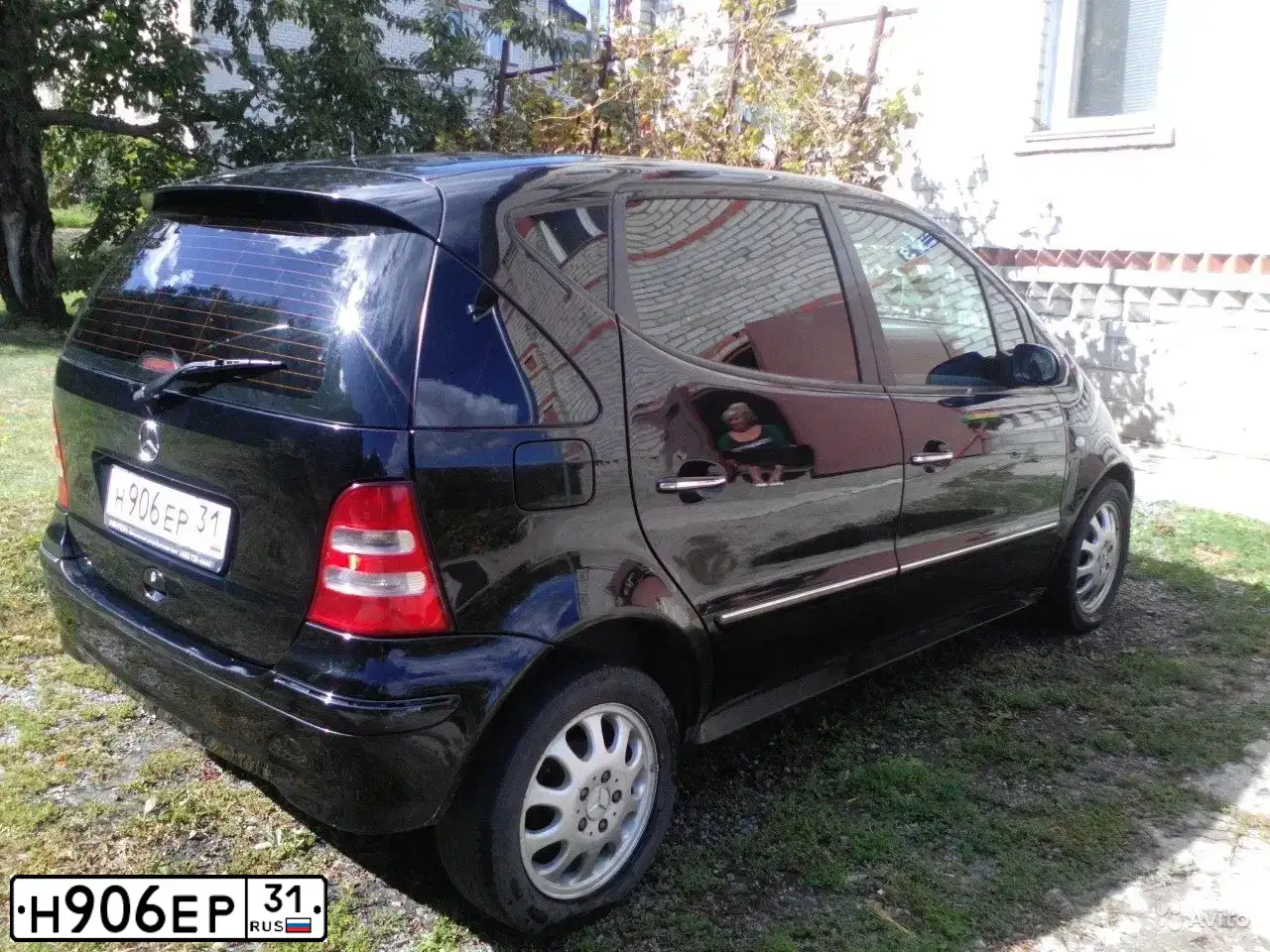 Фото автомобиля MERCEDES A-KLASSE, 2002 — госномер С400МС199. Цвет: ЧЕРНЫЙ