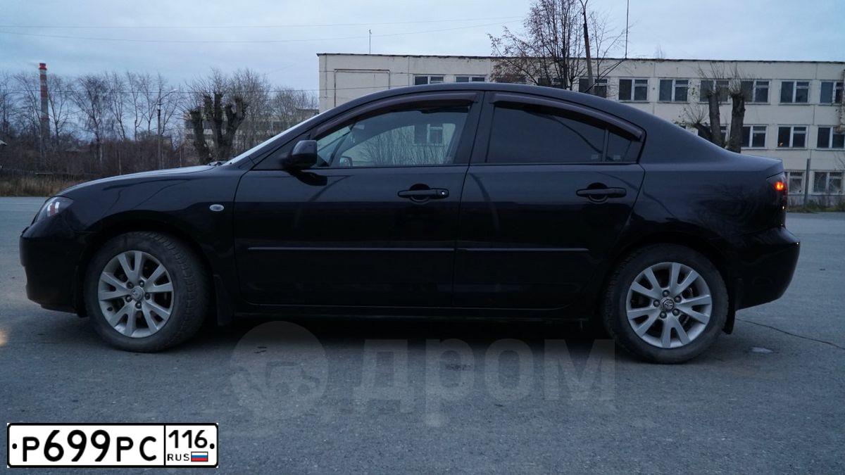 Фото автомобиля MAZDA 3, 2007 — госномер Р699РС116. Цвет: ЧЕРНЫЙ