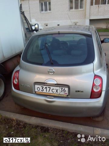 Фото автомобиля NISSAN MICRA, 2004 — госномер А143ЕА37. Цвет: СВЕТЛО-СЕРЫЙ