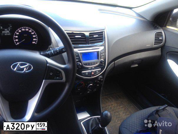 Фото автомобиля HYUNDAI SOLARIS, 2011 — госномер А320РУ159. Цвет: ЧЕРНО-СЕРЫЙ