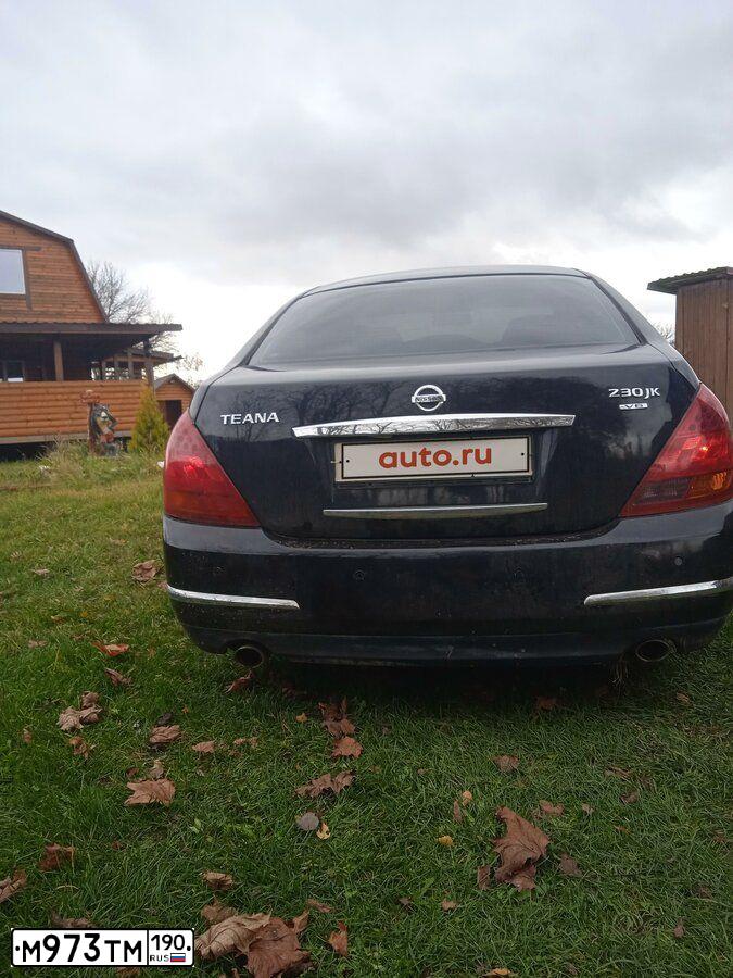 Фото автомобиля NISSAN TEANA, 2006 — госномер Е441СХ156. Цвет: ЧЕРНЫЙ