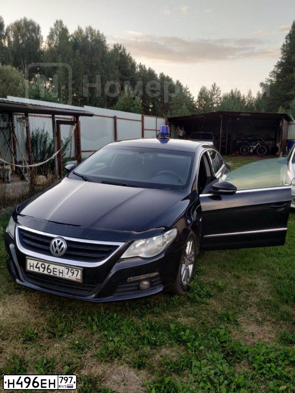 Фото автомобиля VOLKSWAGEN CC, 2011 — госномер Н496ЕН797. Цвет: ЧЕРНЫЙ