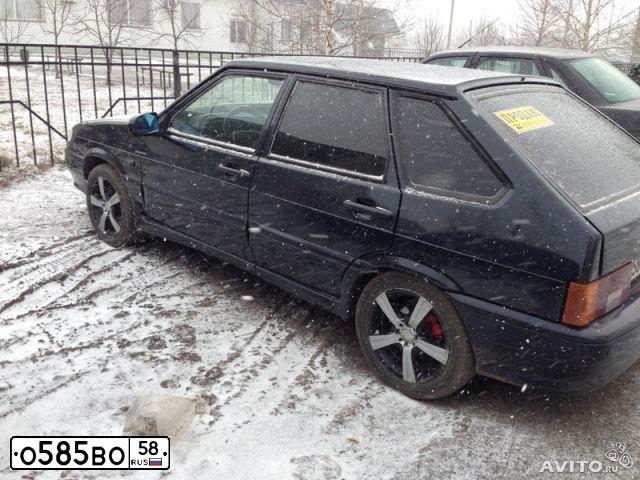 Фото автомобиля LADA 2114 SAMARA, 2006 — госномер О585ВО58. Цвет: ГРАФИТОВЫЙ МЕТАЛЛИК