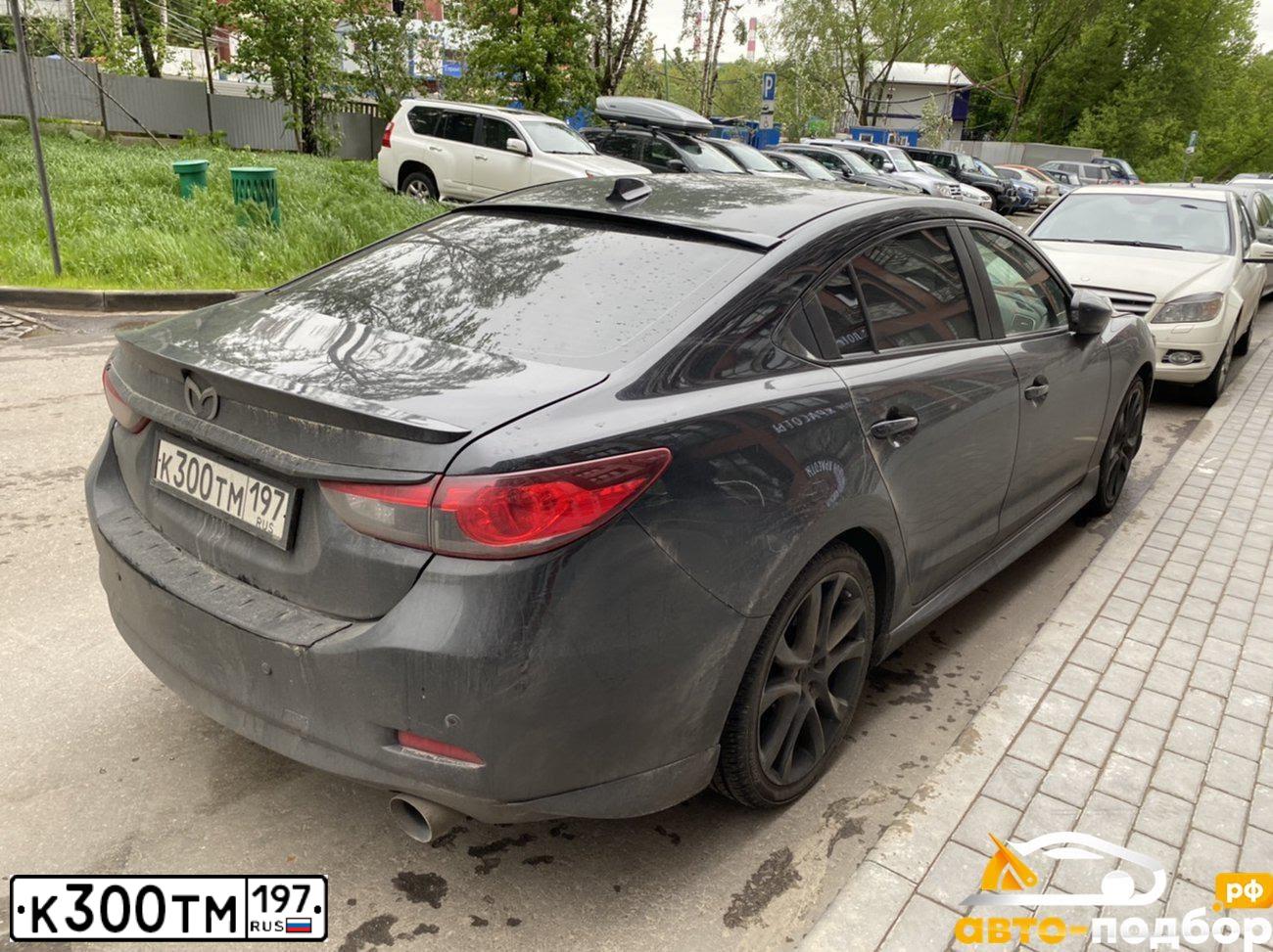 Фото автомобиля MAZDA 6, 2008 — госномер С352ОН777. Цвет: СЕРЫЙ