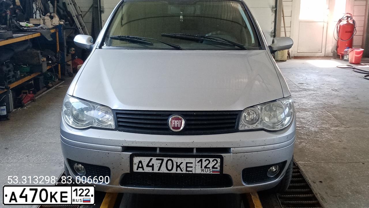 Фото автомобиля FIAT ALBEA, 2008 — госномер М597РК22