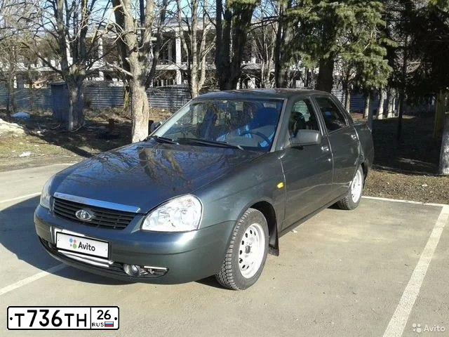 Фото автомобиля LADA PRIORA, 2008 — госномер У600ЕВ181. Цвет: СЕРО-СИНЕ-ЗЕЛЕНЫЙ