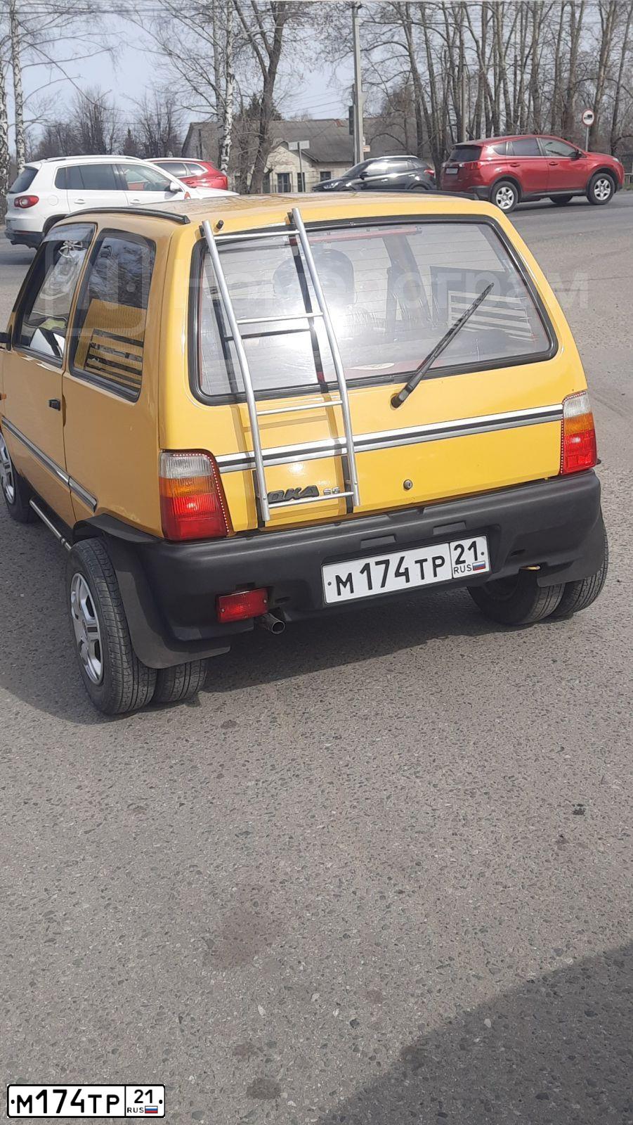 Фото автомобиля SEAZ OKA, 2003 — госномер М174ТР21. Цвет: ЗОЛОТИСТО-ЖЕЛТЫЙ