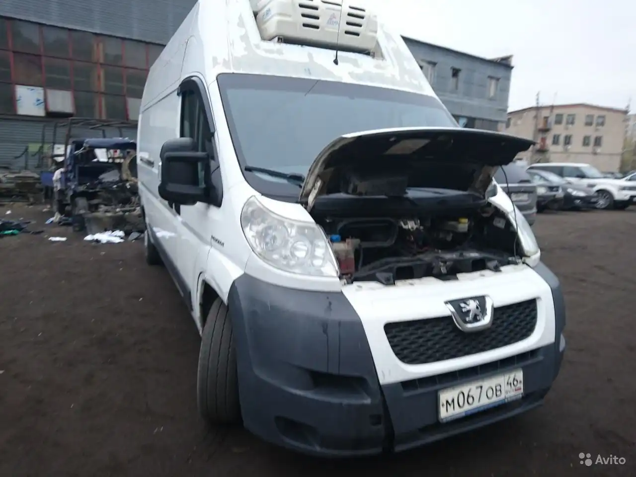 Фото автомобиля PEUGEOT BOXER, 2008 — госномер Р620ВС159. Цвет: Белый