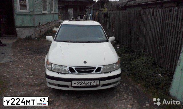 Фото автомобиля SAAB 9-5, 1999 — госномер У224МТ47. Цвет: БЕЛЫЙ