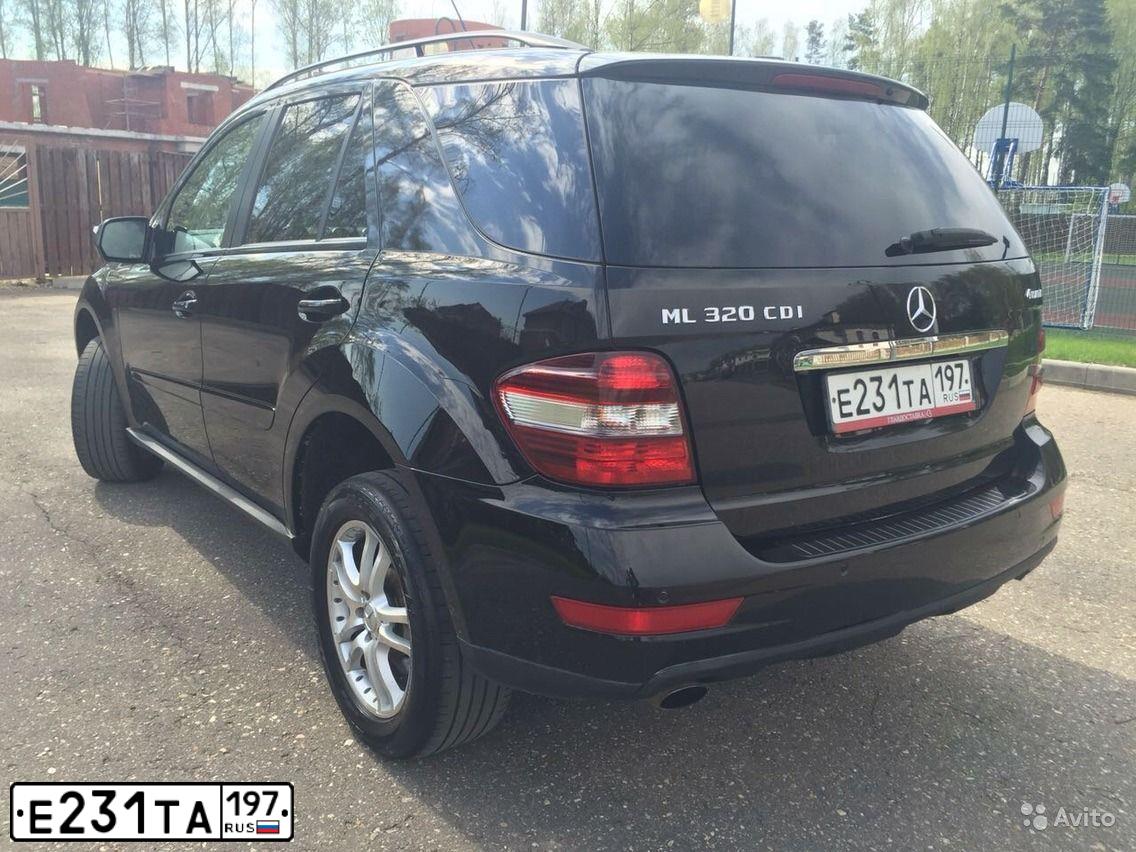 Фото автомобиля MERCEDES M-KLASSE, 2008 — госномер М364ТУ21. Цвет: ЧЕРНЫЙ