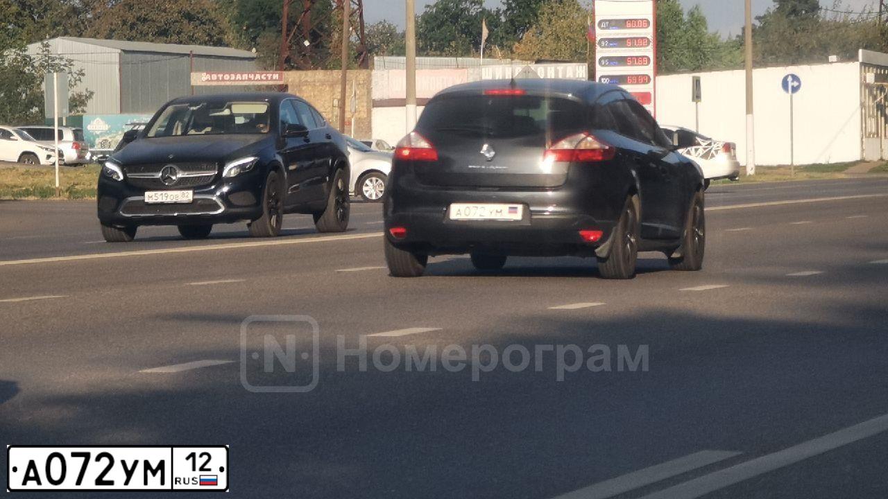 Фото автомобиля LADA XRAY, 2019 — госномер А072УМ12. Цвет: Белый