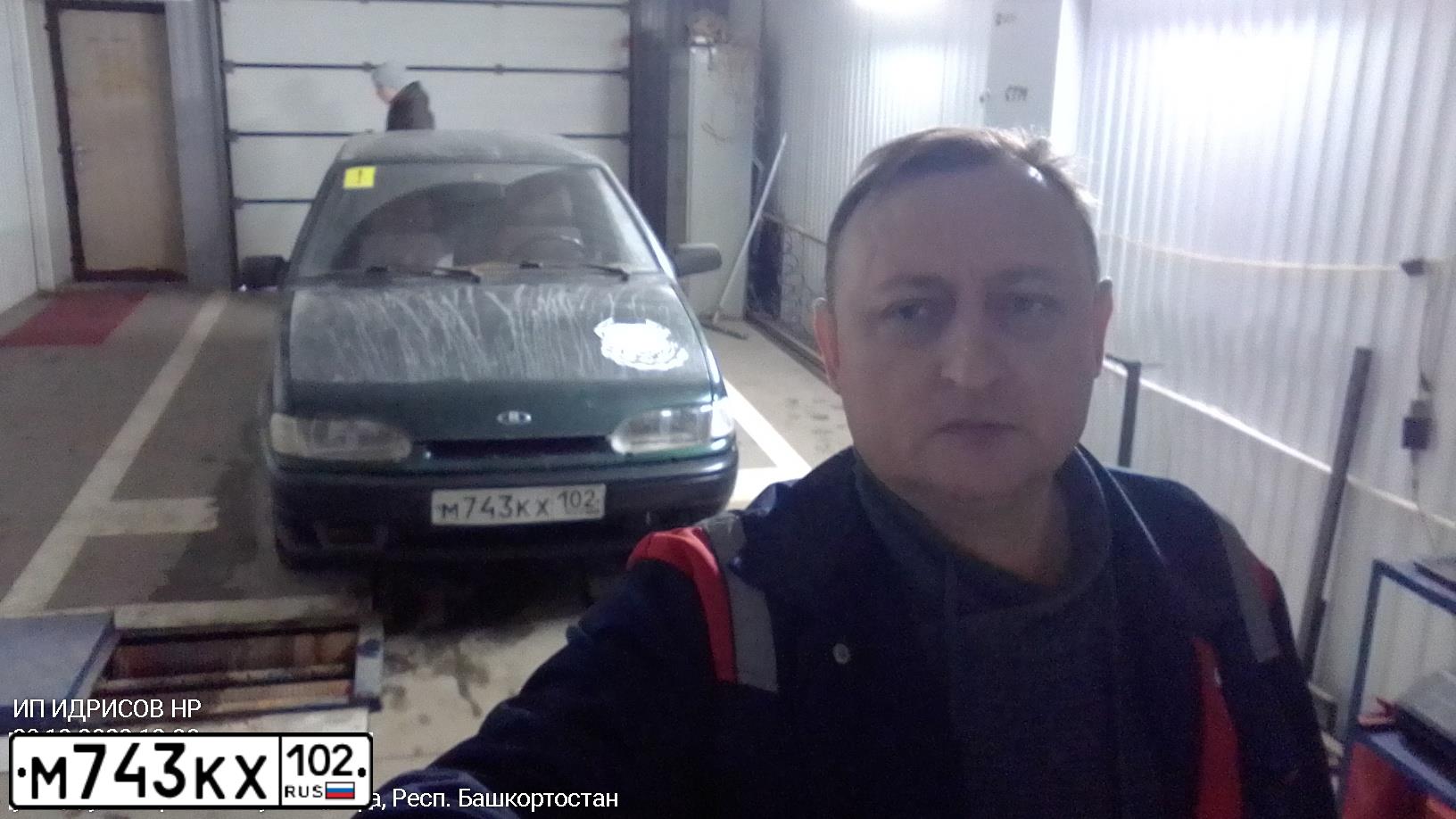 Фото автомобиля LADA 2114, 2003 — госномер К740СО702. Цвет: Темно-зеленый