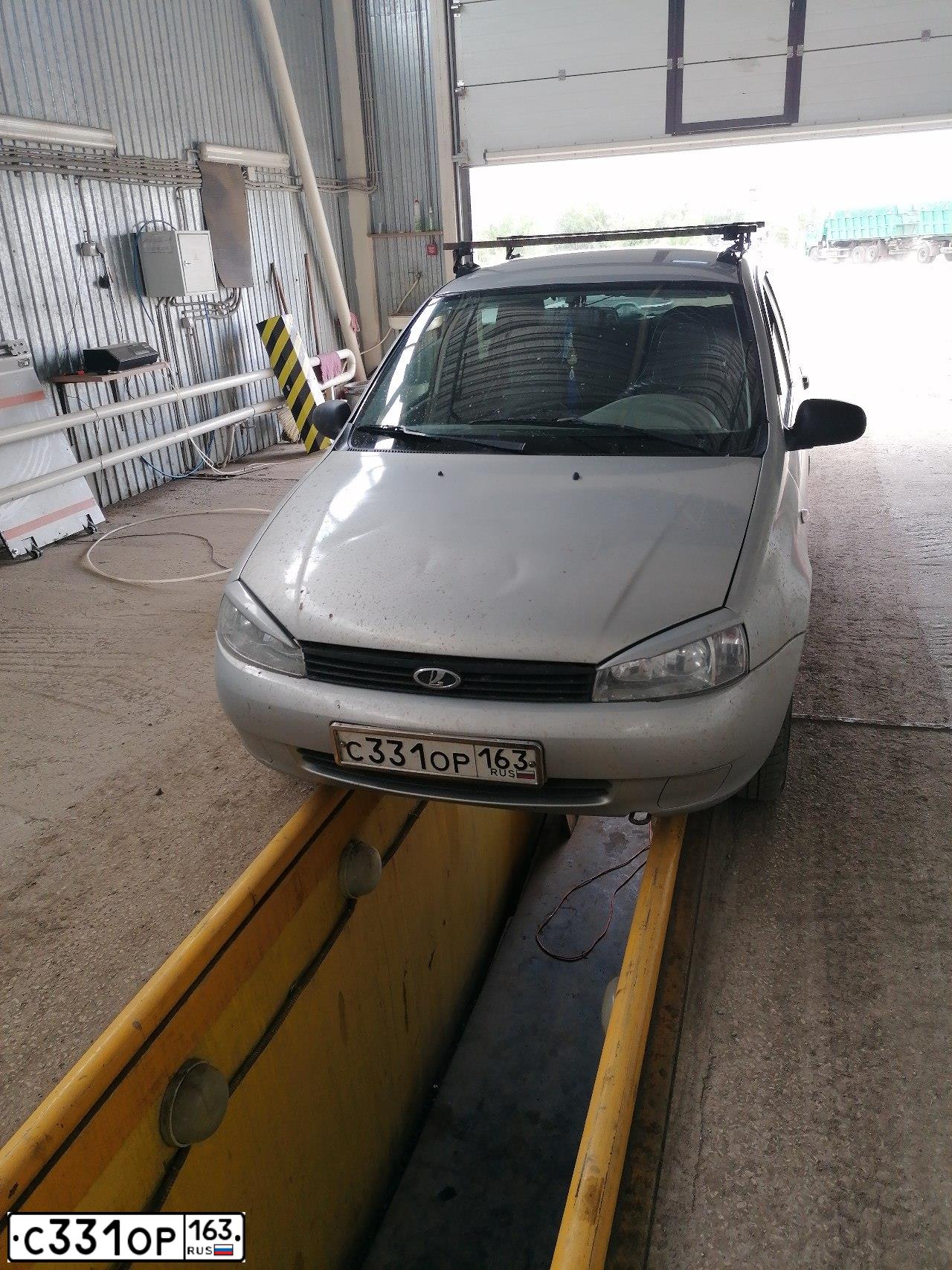 Фото автомобиля LADA 1118 KALINA, 2007 — госномер С331ОР163. Цвет: Серебристый