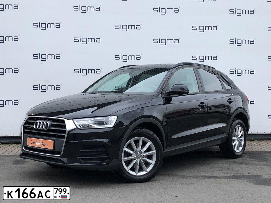 Фото автомобиля AUDI Q3, 2017 — госномер К166АС799. Цвет: ЧЕРНЫЙ