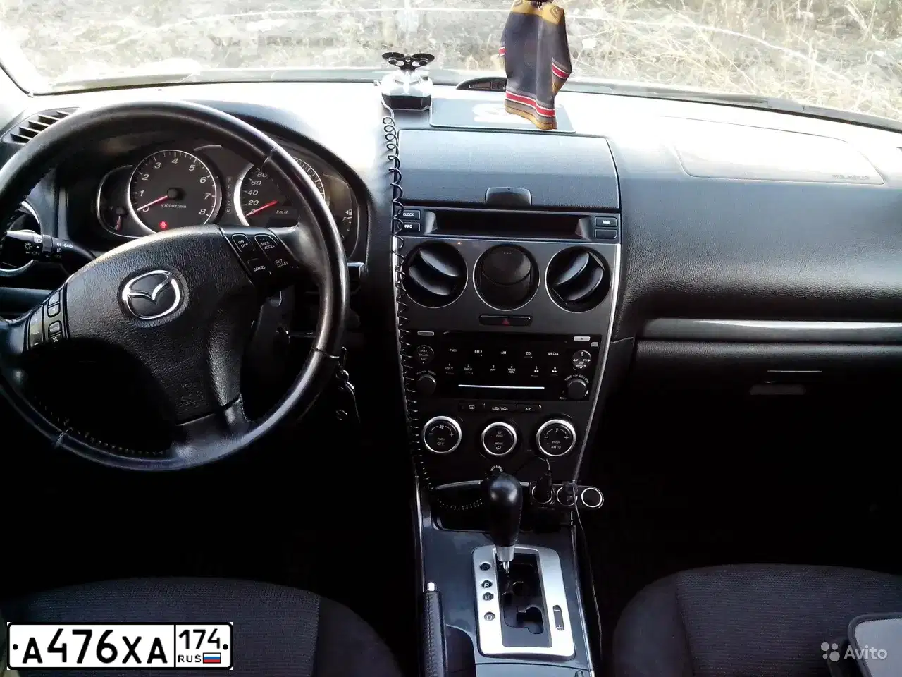 Фото автомобиля MAZDA 6, 2006 — госномер К395ВР774. Цвет: ЧЕРНЫЙ