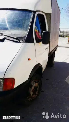 Фото автомобиля GAZ 3302 EL, 1996 — госномер Х660КВ33. Цвет: Белый