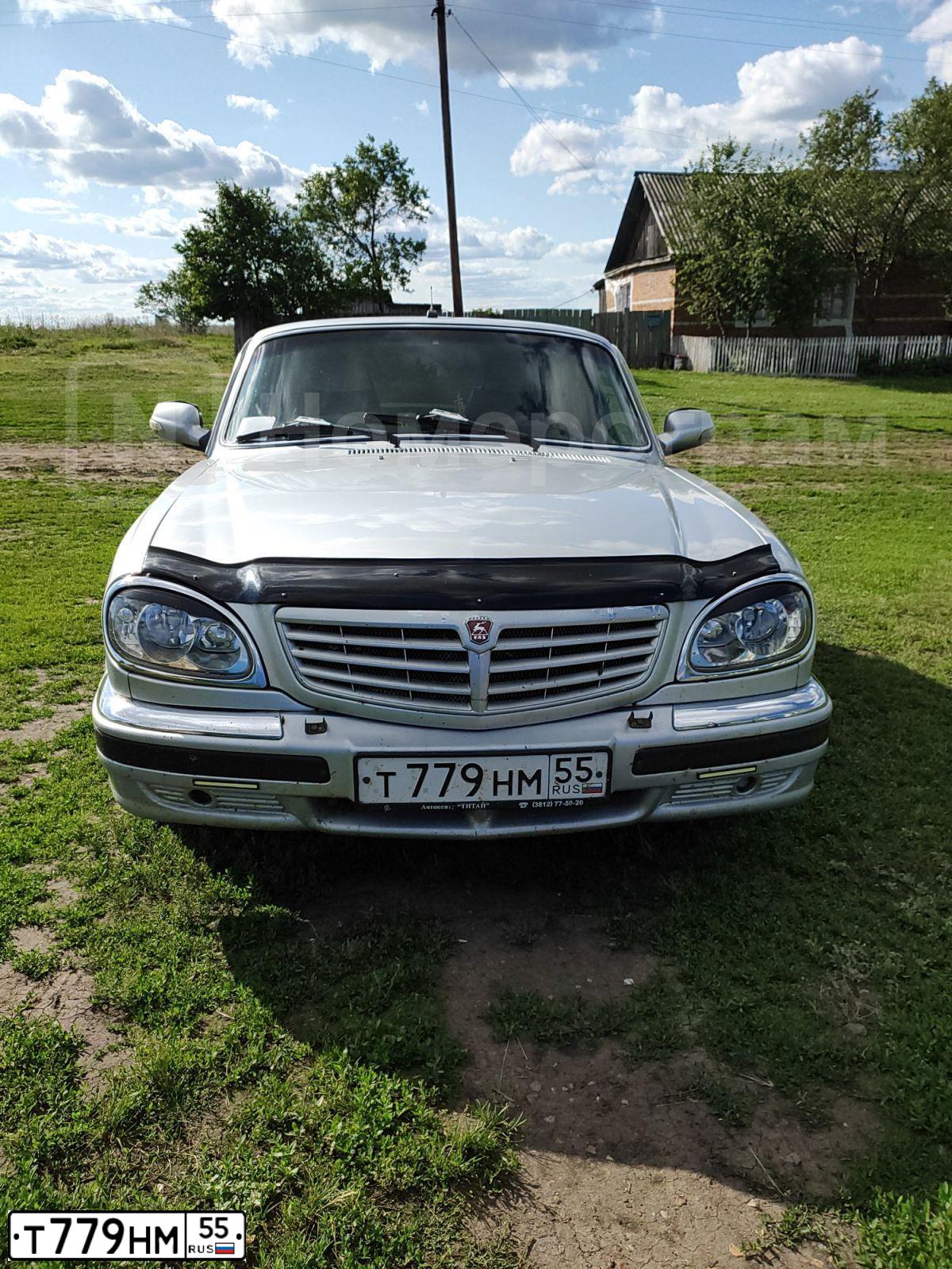 Фото автомобиля GAZ 3110 WOLGA, 2007 — госномер Н058СН55. Цвет: СЕРЕБРИСТЫЙ