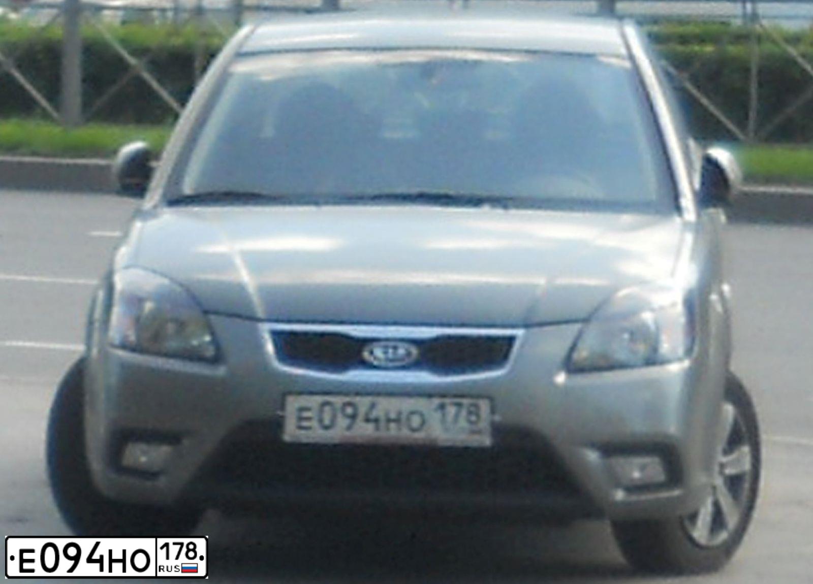 Фото автомобиля KIA RIO, 2011 — госномер А081ТР147. Цвет: ПЕРЛАМ-СЕРЕБРИСТЫЙ