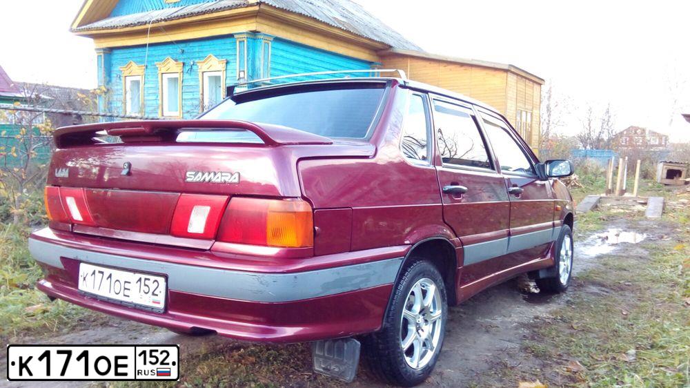 Фото автомобиля LADA 2115 SAMARA, 2005 — госномер М969ВО35. Цвет: ТЕМНО-МАЛИНОВЫЙ